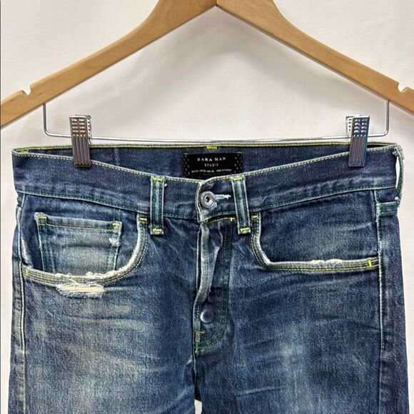 Zara Studio Men's Blue Jeans - Picture 2 of 8